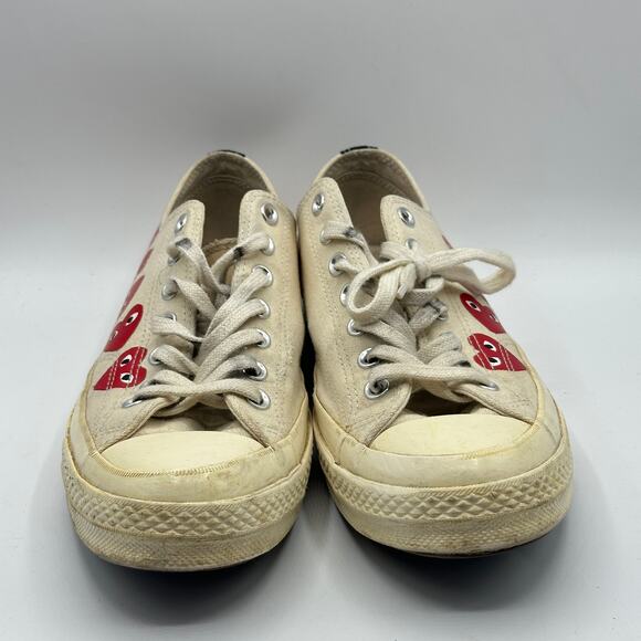 CONVERSE x PLAY Comme des Garçons Chuck 70 Multi Heart Sz 10M 12W - Picture 3 of 9